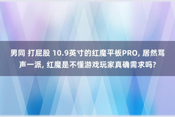 男同 打屁股 10.9英寸的红魔平板PRO， 居然骂声一派， 红魔是不懂游戏玩家真确需求吗?